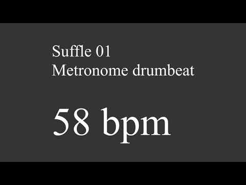 58 bpm suffle drumbeat metronome01