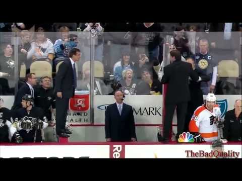 Pens Flyers line brawl 4/1/2012