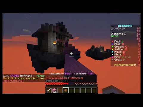 Raga vittoria a casa nelle bedwars con Lorenzzoyo