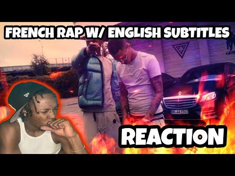 AMERICAN REACTS TO French rap compilation (Zeu,Freeze Corleone, Ziak, Damso) with English subtitles