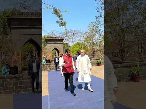 CM Devendra Fadnavis and Home Minister Amit Shah Visit Raigad Fort | रायगड किल्ला