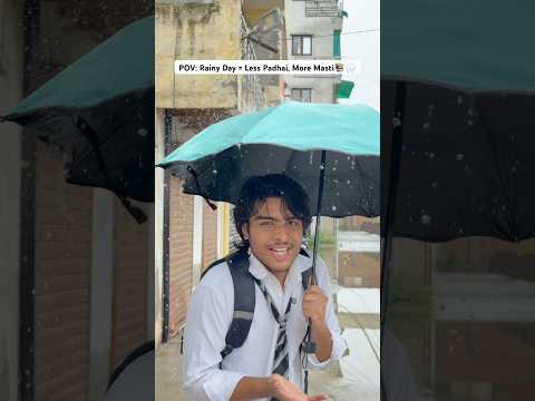 Rainy Day matlab Full Enjoy Day😁🌧️ | #krishnakakran #shorts #shortfeed