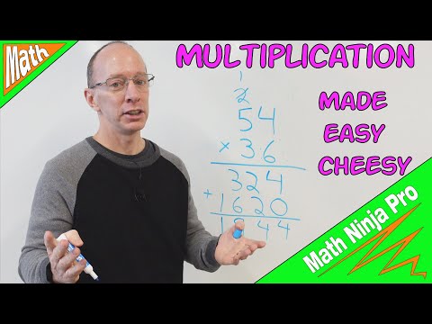 How to Solve 2-Digit Multiplication Made Easy 😀Multiplying 2 Digit Numbers by Math Ninja