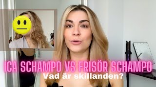 Testar ICA Schampo Och Sova Med Blött Hår Vs Frisör Schampo Och Föna Håret.