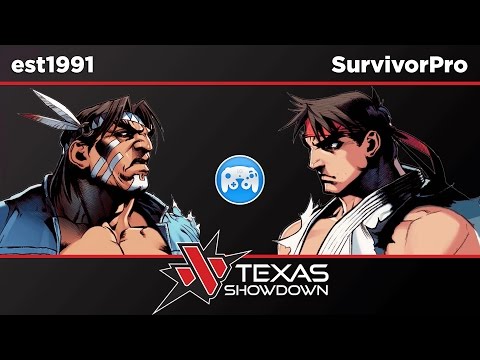 Texas Showdown 2017 SSF2T - est1991 (T.Hawk) vs. SurvivorPro (Ryu) - Winners Quarters