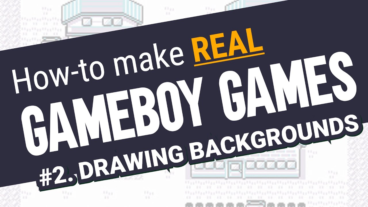 Drawing Backgrounds with GBDK-2020