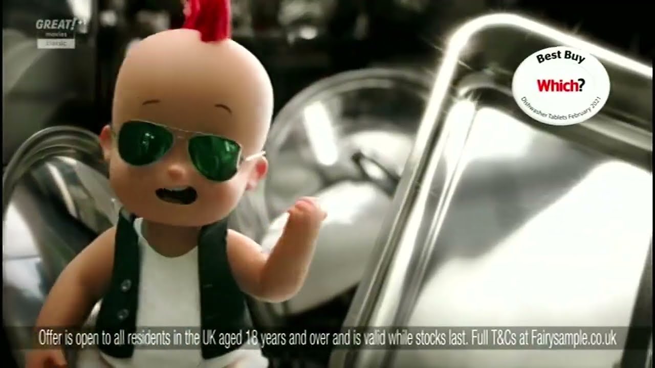 Fairy Platinum Advert 2022 April - Washing up liquid