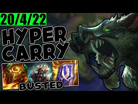 THIS WARWICK JUNGLE BUILD DOMINATES GAMES!!! - League of Legends
