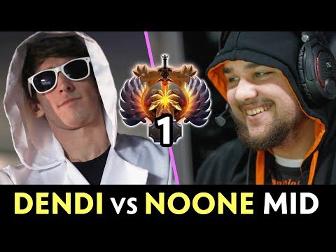 DENDI vs NOONE on mid — winning lane is enough?