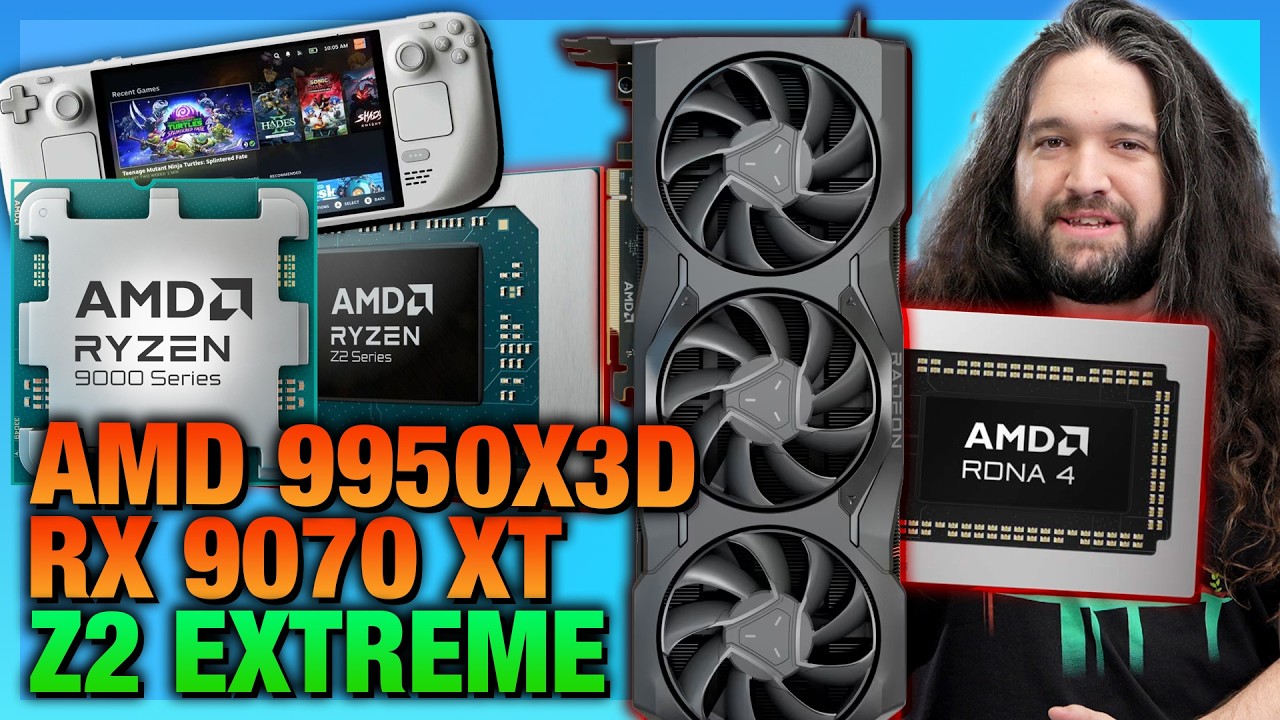 AMD Radeon RX 9070 XT, Ryzen 9950X3D, Z2 Extreme SOC for Ally / Legion, & More