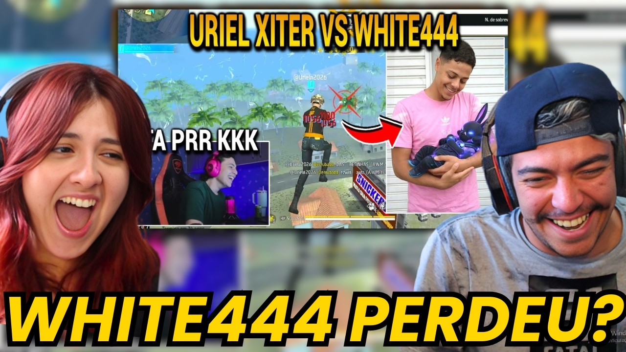 URIEL XITER VS WHITE444 NO X1, NINGUÉM ESPERAVA POR ISSO!! | REACT