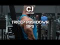 How to GET BIGGER TRICEPS! TRICEP Pressdown Tips!