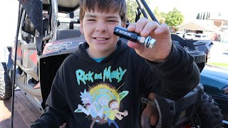 UTV / ATV Flag Quick Connector (Tusk) installation on Polaris RZR by 10 yr old Nate the Tool Guy