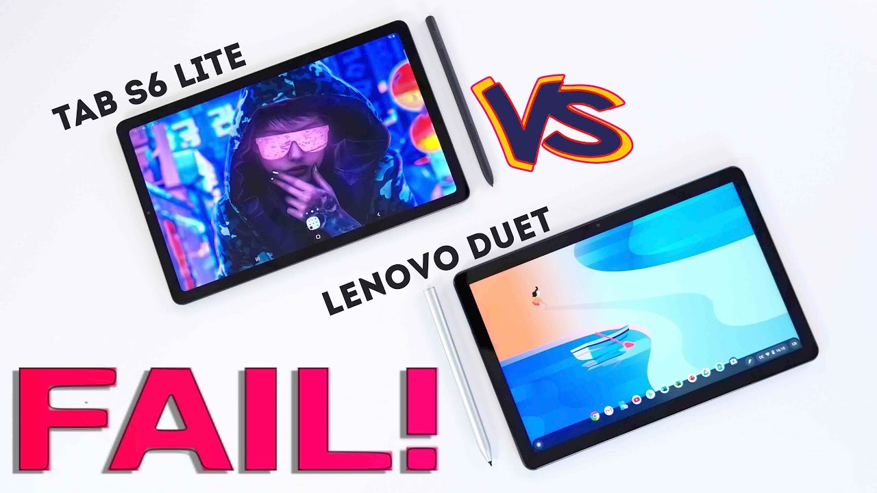 Lenovo Duet Chromebook vs Tab S6 Lite - FAIL!! - Comparison & Review (6 MONTHS LATER)