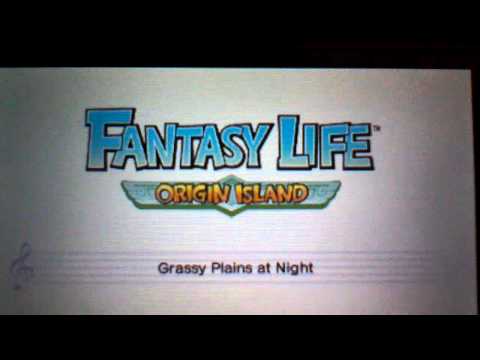 Fantasy Life (Grassy Plains at Night) [Music]