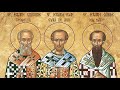 LIVE Sfânta Liturghie Sf Trei Ierarhi Vasile Cel Mare Grigorie Teologul și Ioan Gură De Aur
