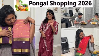 Pongal Shopping haul at our friends house ~ Our evening vlog with dinner /Family Traveler VLOG USA