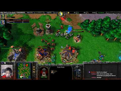Chaemiko (HU) vs Lyn (Orc) - WarCraft 3 - Recommended - WC2682