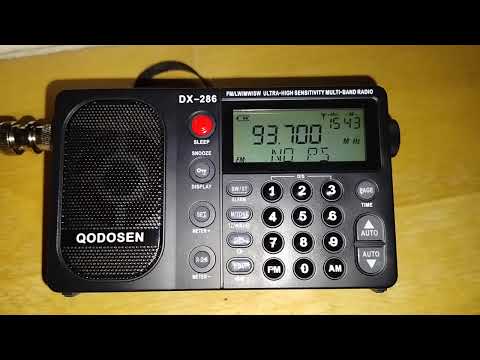 FM DX-Reception of BBC Radio 4 from Holme Moss/United Kingdom 93,70MHz near Hamburg/Germany 815km