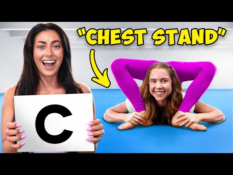 Pick A Letter, Do The Contortion Trick!