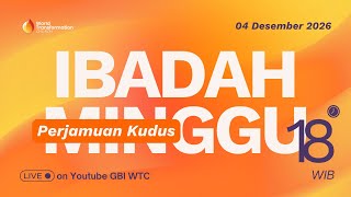 Download lagu Ibadah Minggu ONSITE  | Perjamuan Kudus | 04 Januari 2026 | Pkl. 18.00 WIB | GBI WTC Serpong mp3