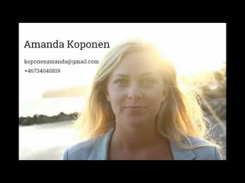 Amanda Koponen - Showreel 2018