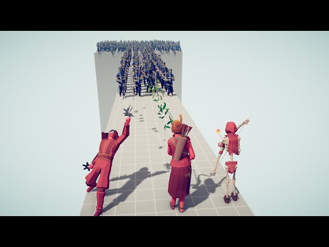 ARTEMIS & SENSEI & FIRE ARCHER BRIDGE LAST STAND - Totally Accurate Battle Simulator