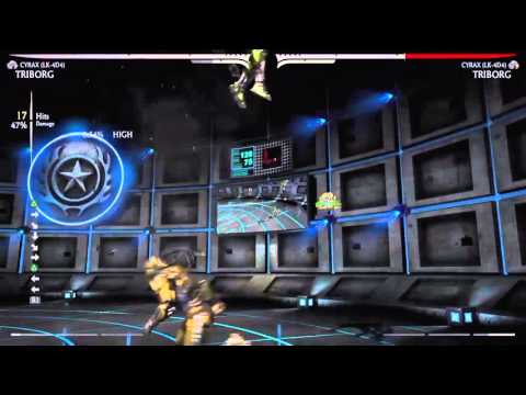 [MKX] Triborg(CYRAX) no meter 49% midscreen 10 bombs combo (Patch 3-1-2016)