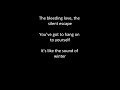 Bush   The Sound of Winter Lyrics