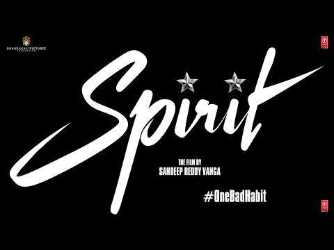 SPIRIT - #OneBadHabit (Telugu) | PRABHAS | Triptii D, Vivek Oberoi | Sandeep R Vanga | Bhushan Kumar
