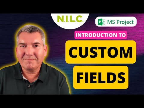 HOW TO create and insert CUSTOM FIELDS in Microsoft Project with Examples (Beginners Tutorial)