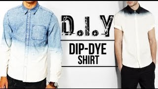 HOW TO: DIP-DYE (OMBRÉ) SHIRT ● D.I.Y TUTORIAL | JAIRWOO