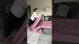 Our single nugget couch build is on repeat! #nuggetcouch