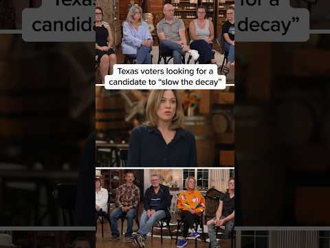 Texas voters looking for a candidate to 'slow the decay'