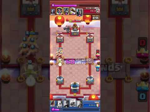 I baited an mk cycle deck on clash royale #shorts