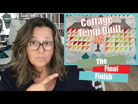 2024 Cottage Temperature Quilt | Scrap Quilting | Easy Scrappy Border | Easy Quilt Border