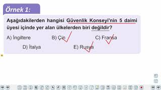 Eğitim Vadisi 11.Sınıf Coğrafya 20.Föy Küresel ve Bölgesel Örgütler 1 Konu Anlatım Videoları