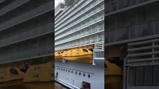 Symphony of the seas close up from the dock