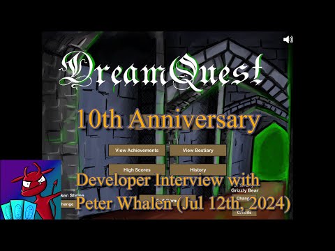 Dream Quest 10th Anniversary Developer Interview with Peter Whalen - YouTube