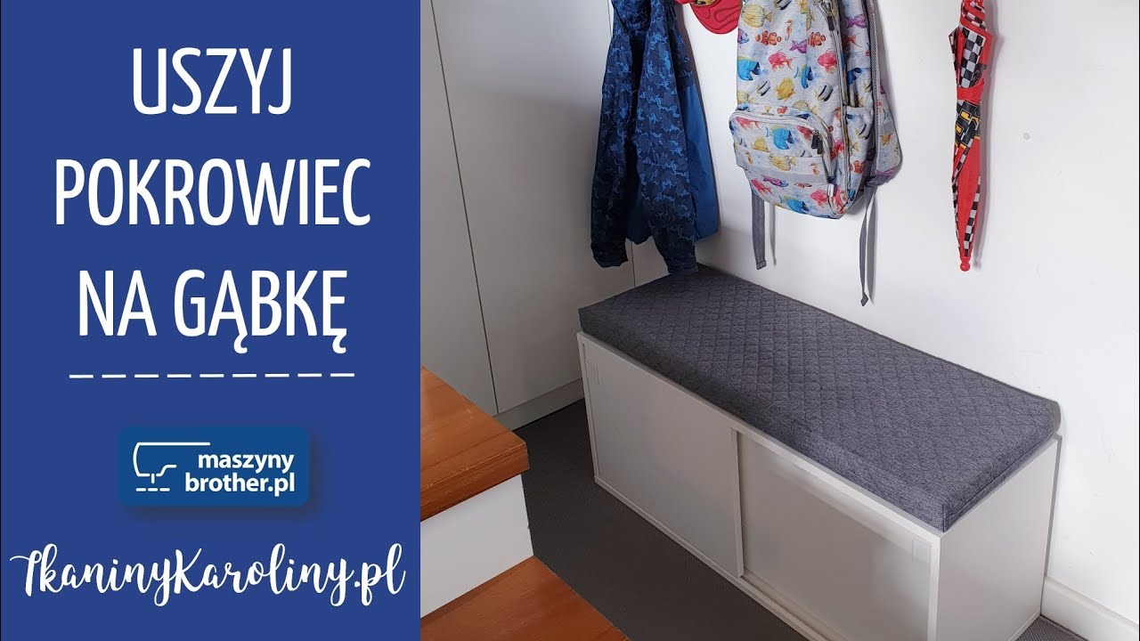 Pokrowiec na gąbkę na taras, do domu Tutorial DIY - Tkaniny Karoliny