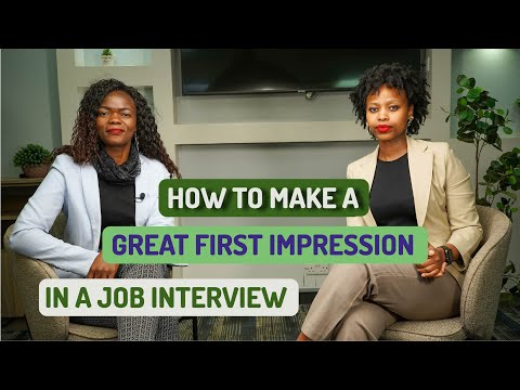 How to Make a Great First Impression in a Job Interview