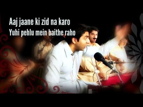 Aaj Jaane Ki Zid Na Karo (2019) | Urdu Ghazal Gazal | Fayyaz Hashmi, Farida Khanum | Riyaaz Qawwali