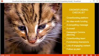 Charity Webinar: Crowdfunding & Online Fundraising