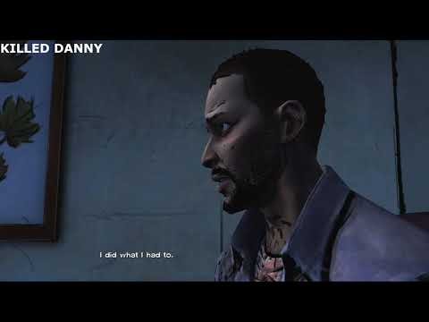 The Walking Dead Season 1 Episode 5 - Stranger Blames Lee All Variations