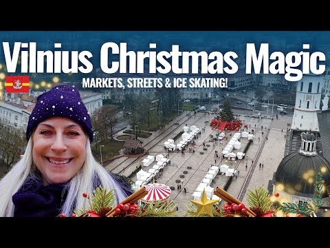 This Vilnius Christmas Wonderland Feels Like a Fairytale 🎄✨| Lithuania 🇱🇹