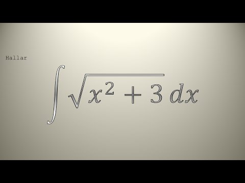 INTEGRAL 13 /51 ....... ∫ √(x²+3) dx