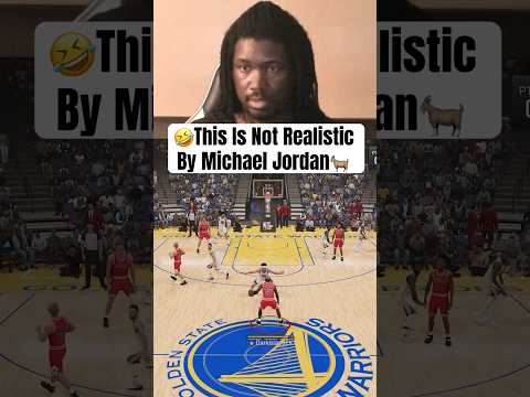 Michael Jordan should NOT be doing that! #shorts #nba2k #gaming