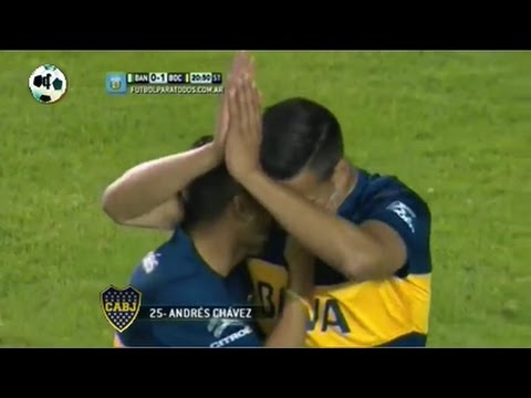 Gol Andrés Chávez - Banfield 0 Vs Boca Juniors 1 - Primera División 2014