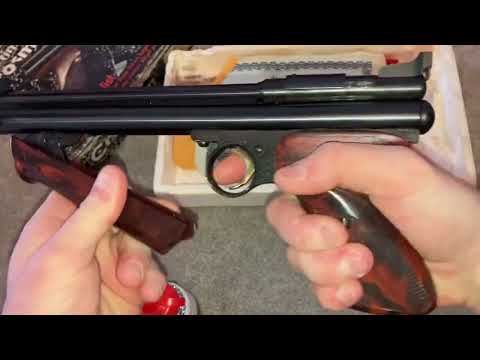 Shooting the Crosman Medalist. (Needs new seals)