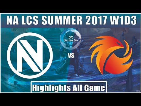 NV vs P1 || Highlights All Game || NA LCS Summer 2017 || EnvyUs vs Phoenix1